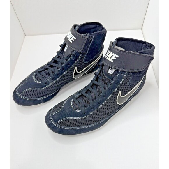 Nike SpeedSweep 7 Men’s Wrestling Shoes Size 8.5 Black White Lightweight Grip - Picture 5 of 16